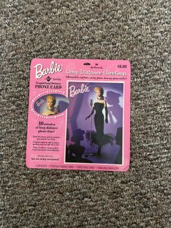 1997 Barbie phone card