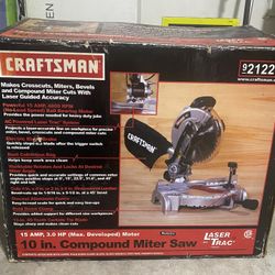 New Craftsman 10 Inch Compound Miter Saw