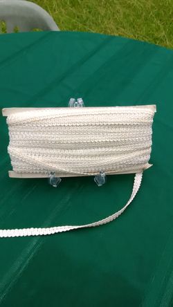 Brand new 36 yards of antique white lace $1.67 a yard