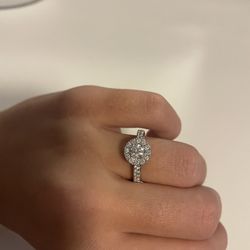 Halo Engagement Ring