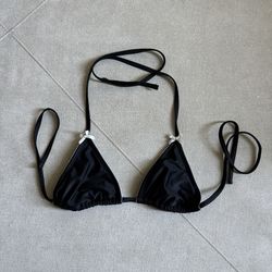 Bikini top with bow detail