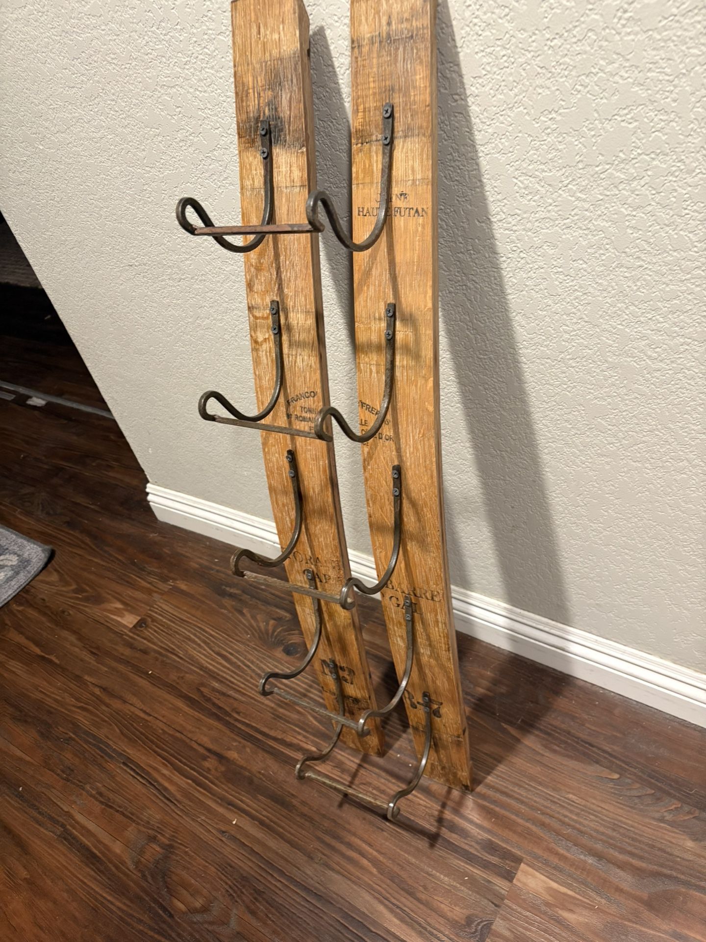Wine Bottle Rack From Wine Barrels 