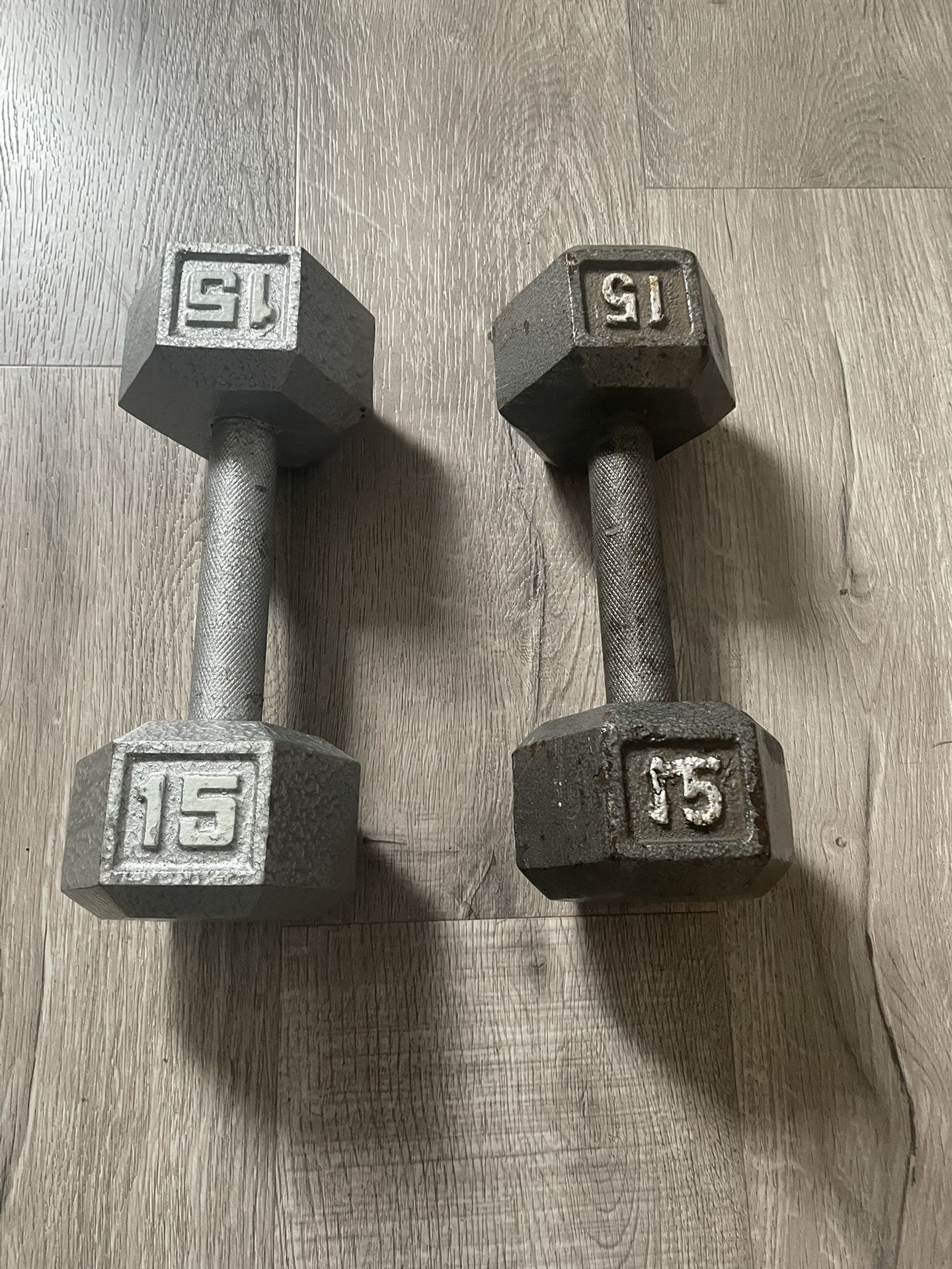15 Lb Dumbbells