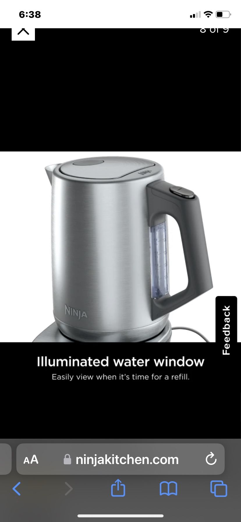 Ninja precision, temperature kettle