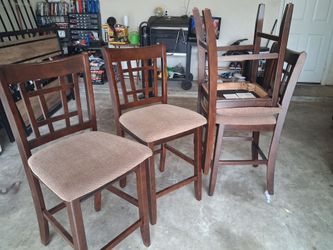 4 used chairs