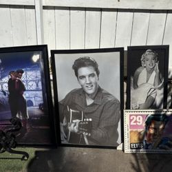 Elvis And Marilynn Monroe Picture Frames 
