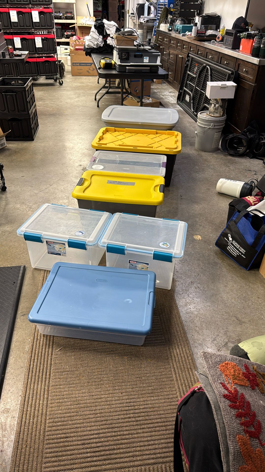7-storage Tubs / 1-low Price!