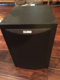 Polk Audio powered subwoofer.... Awesome ... Only the best !!! Works great !!!