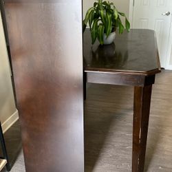 Dark Brown Dining Table With Extension 