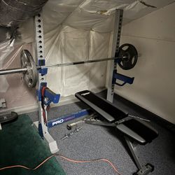 Weight Bench With Bars