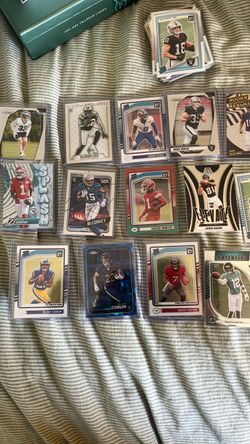 150 NFL Rookie Trading Card Lot (only rookies and inserts, NO BASE)