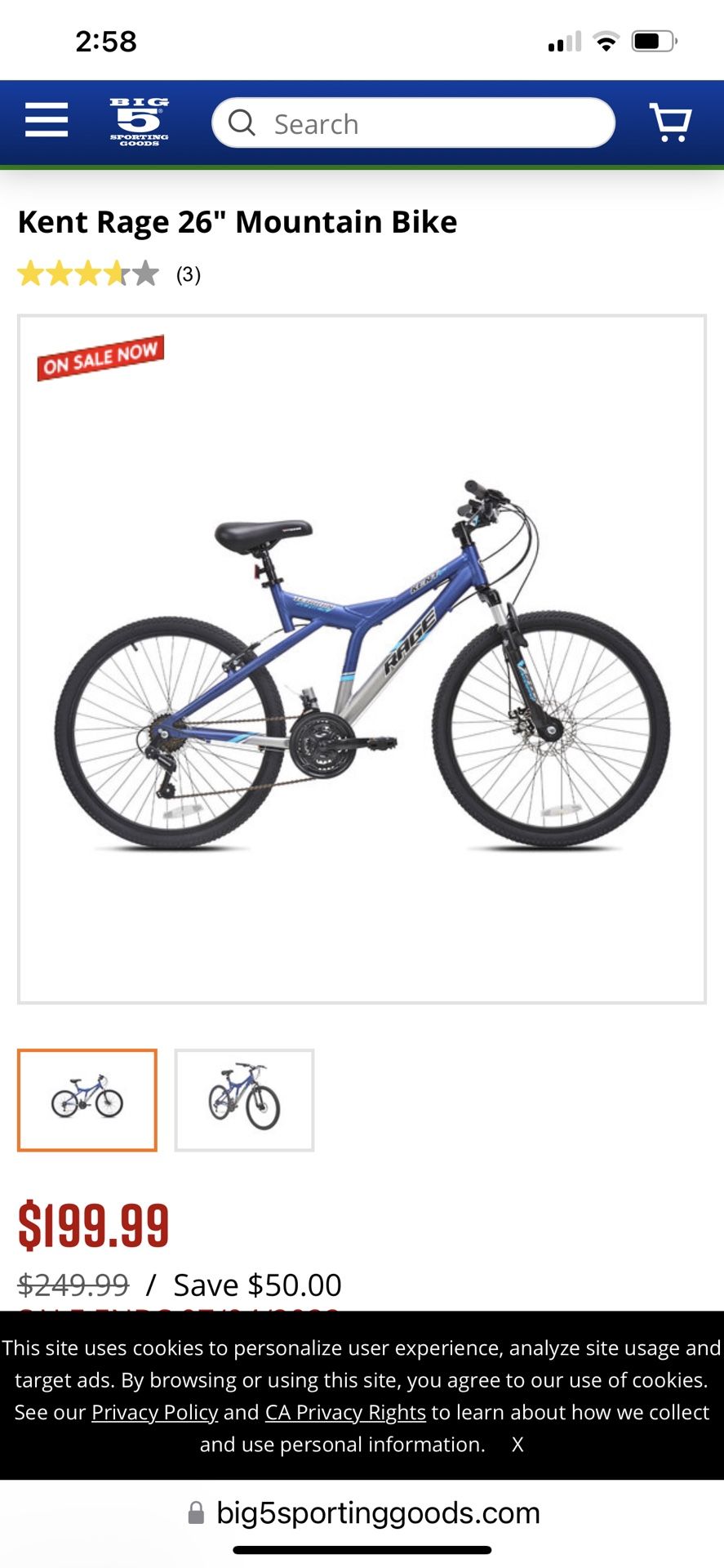 Kent Rage 26” Mountain bike