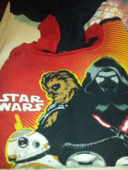 Size 12 starwars pjs