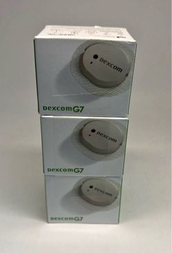Dexcom G7 CGM Sensors – Lot of 3 Boxes