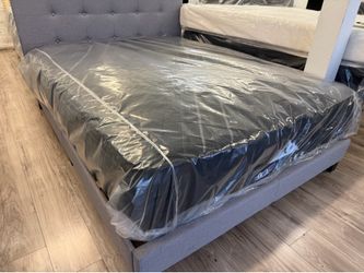 NEW 🧊 15” Queen Luxurious  Feel Hybrid CoolGel Mattress ⭐️ Finance with $0 down ⭐️ Take Home same day