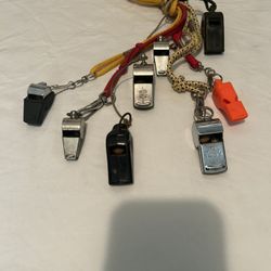 8 Whistle Collection 2 Boy Scouts 2 Military 2 From Germany 