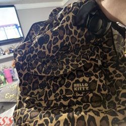 Hello Kitty Backpack  Leopard