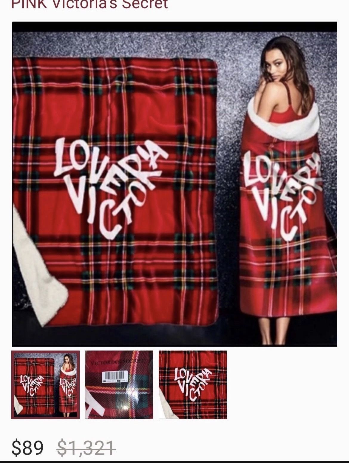 Victorias Secret Sherpa Blanket