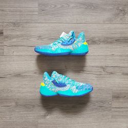 Adidas Harden Vol. 4 GCA Shock Mint Basketball Shoes Mens 9