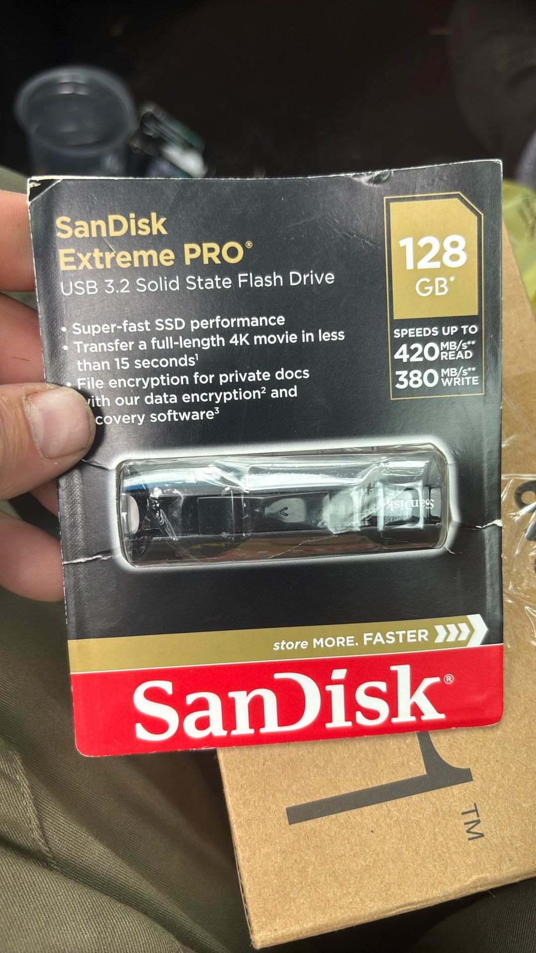 San Disk Extreme Pro 128gb Flashdrive