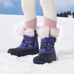 NEW size 2 DREAM PAIRS Boys Girls Toddler Youth Kid Insulated Winter Snow Boots Mid Calf