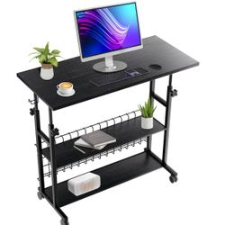 Rollable Computer Desk Riser Table