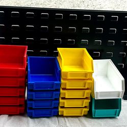 STOREHOUSE 15-Bin Tabletop Parts Rack