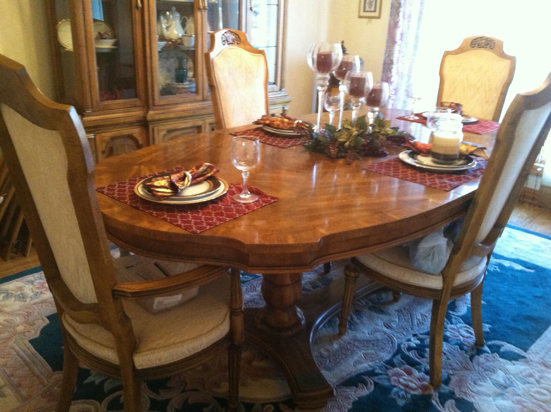 Dining Table & China Cabinet