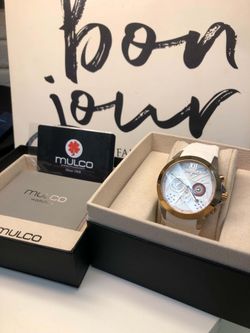 Mulco Lush Monarch ladies Watch new | Color:pink /white