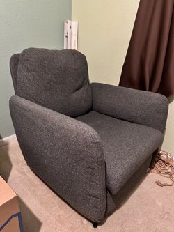 Grey reclinable lazy boy