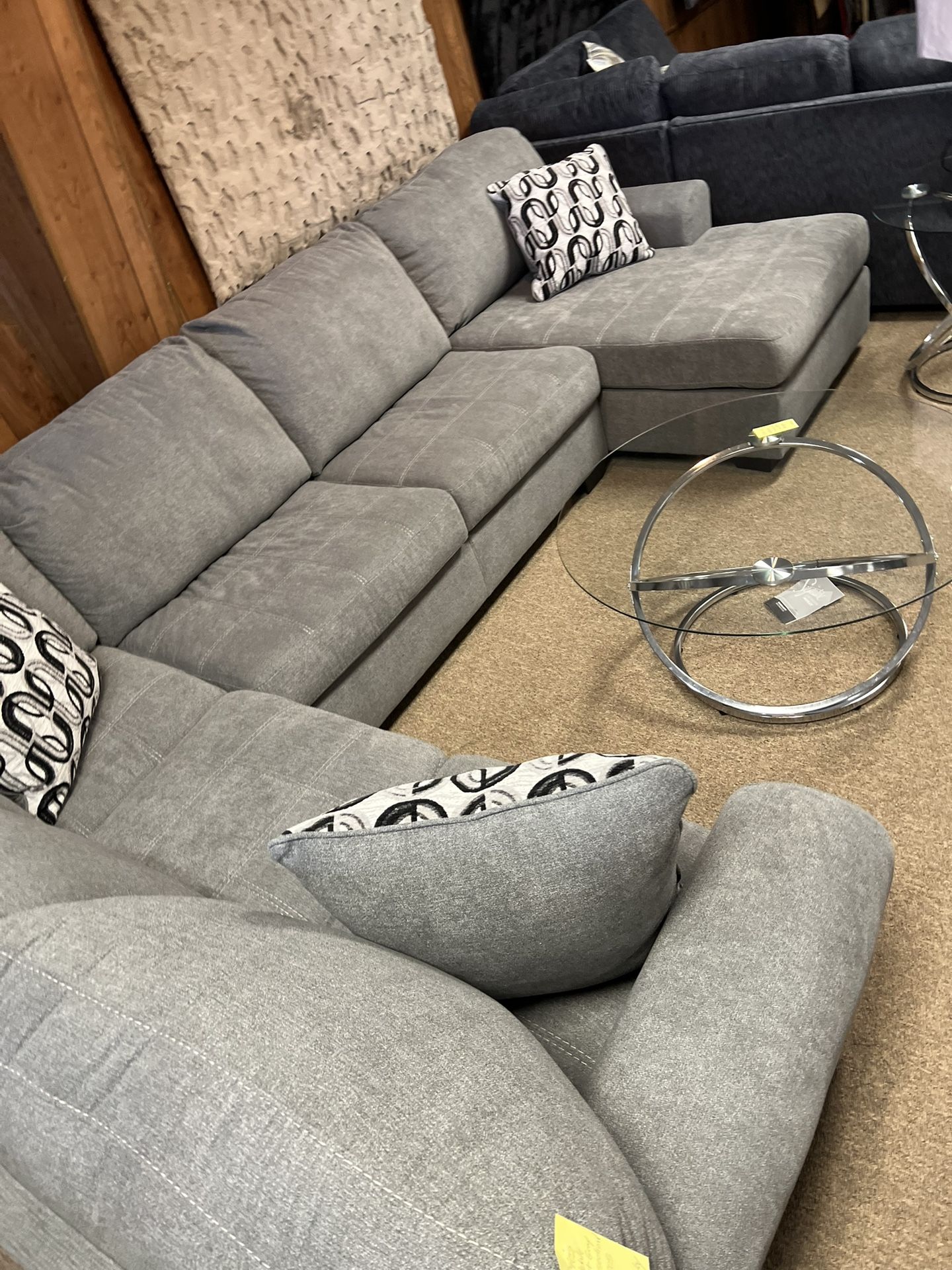 Deep Chaise Stylish Sectional!