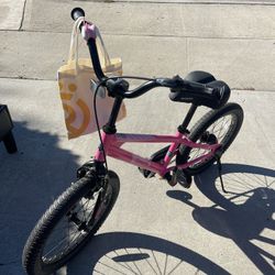 Girls 18 Inch  Training Bike 