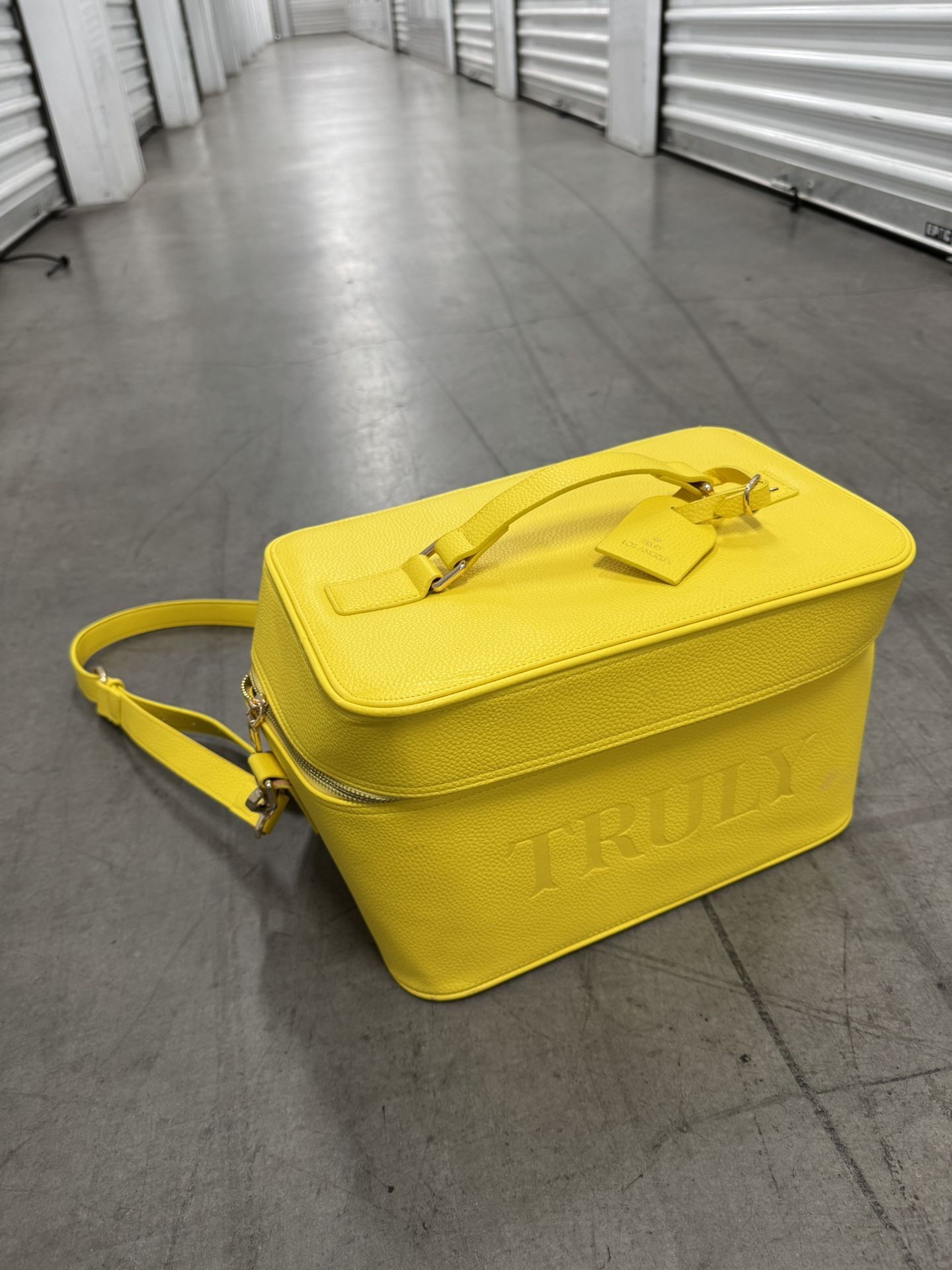 Truly Yellow Luxury Makeup Bag