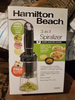 Hamilton Beach 3-in-1 Electric Spiralizer