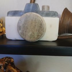 Marble  Camera Decor/paperweight