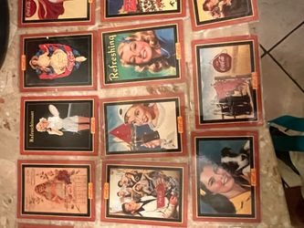20 vintage cola cola trading cards