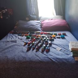 Toy Trains The Front Ones Are With Battery Hunan Great Condition