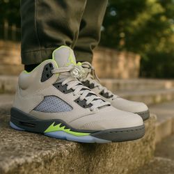 Jordan 5 Retro Green Bean