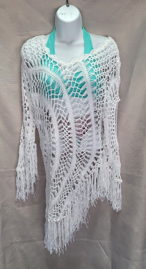 Bathing Suit Crochet Boho Beach Cover Up