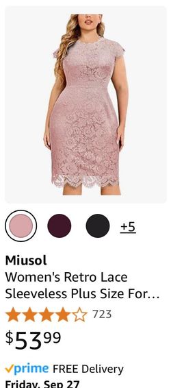 29th Street And Thomas Road ** Miusol Pink lace dress in 2x 