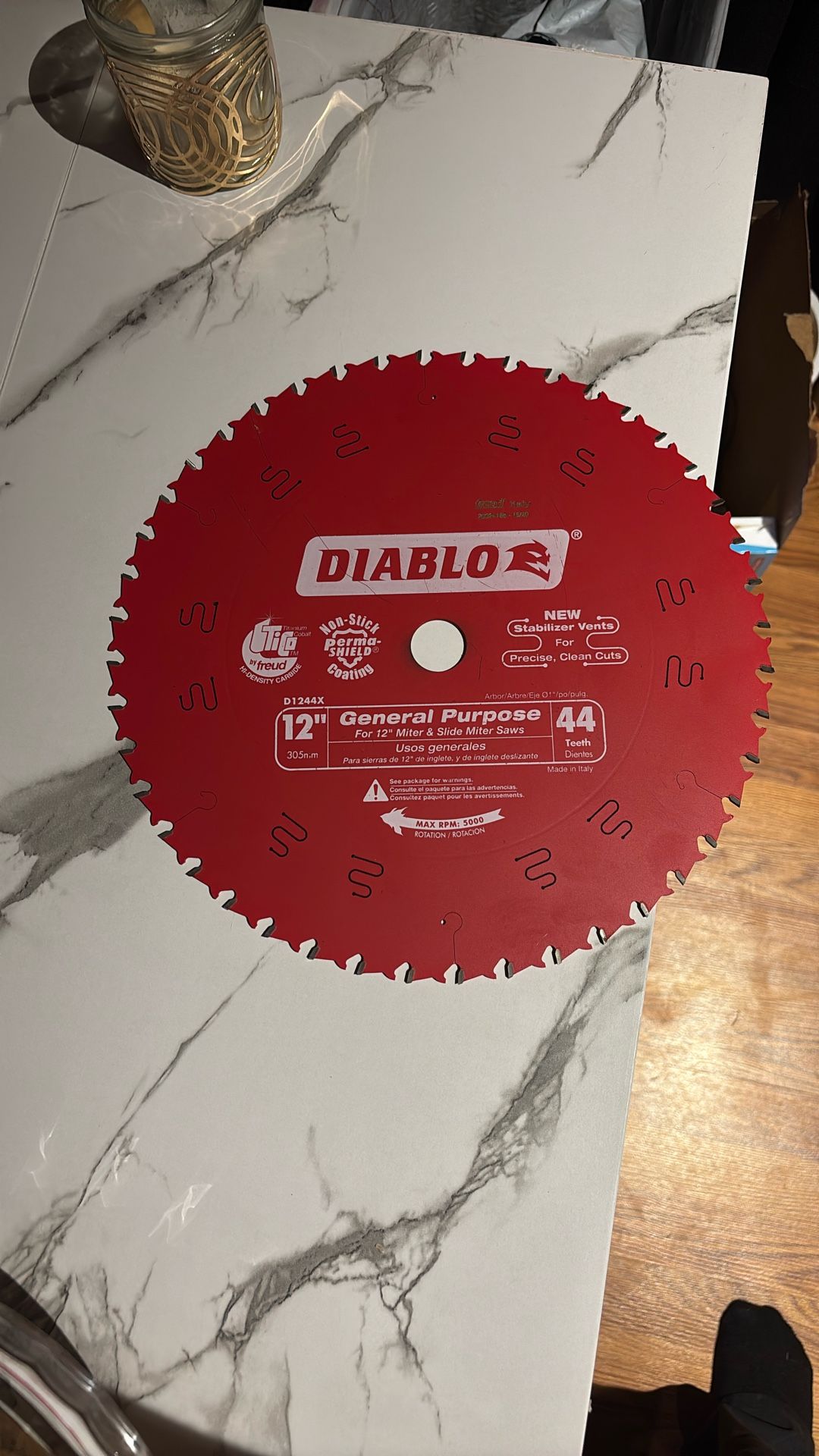 DIABLO 12in. x 44-Tooth General Purpose Saw Blade for Wood