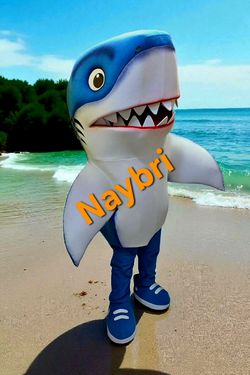 Adult Shark Mascot Costume