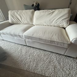 Comfortable White Sofa