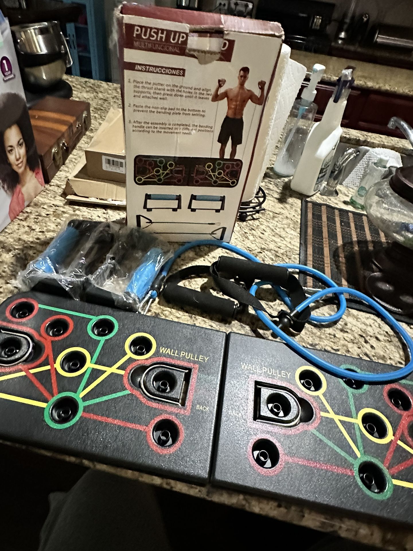 New Total Body Workout Push Up Board Portable Home Gym New Year New Body for Men & Women