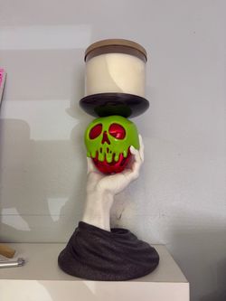 disney's snowwhite evil queen candle holder