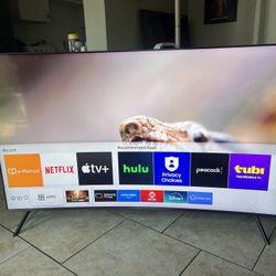 65 Inch 4K Curved Samsung Smart TV