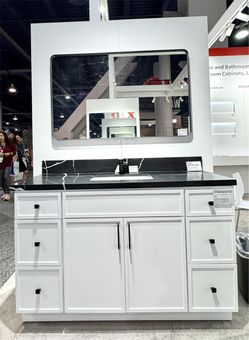 Bathroom Vanity , Bathroom Cabinet with 6 drawers, White Shaker Vanity , Oak Shaker, Solid Wood Vanity, " ,48" , 54" , 60" Vanity Cabinet  