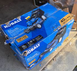 Kobalt KSPM 1040A-03 40V 20” Self-Propelled Lawn Mower New No Battery
