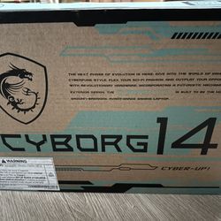 MSI Cyborg 14 Gaming Laptop - New