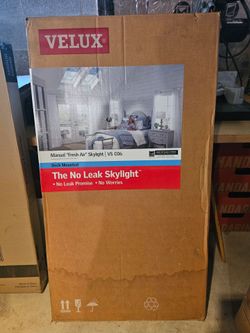VELUX MANUAL FRESH AIR SKYLIGHT WINDOW DOOR CONSTRUCTION VS C06 ***WOW***